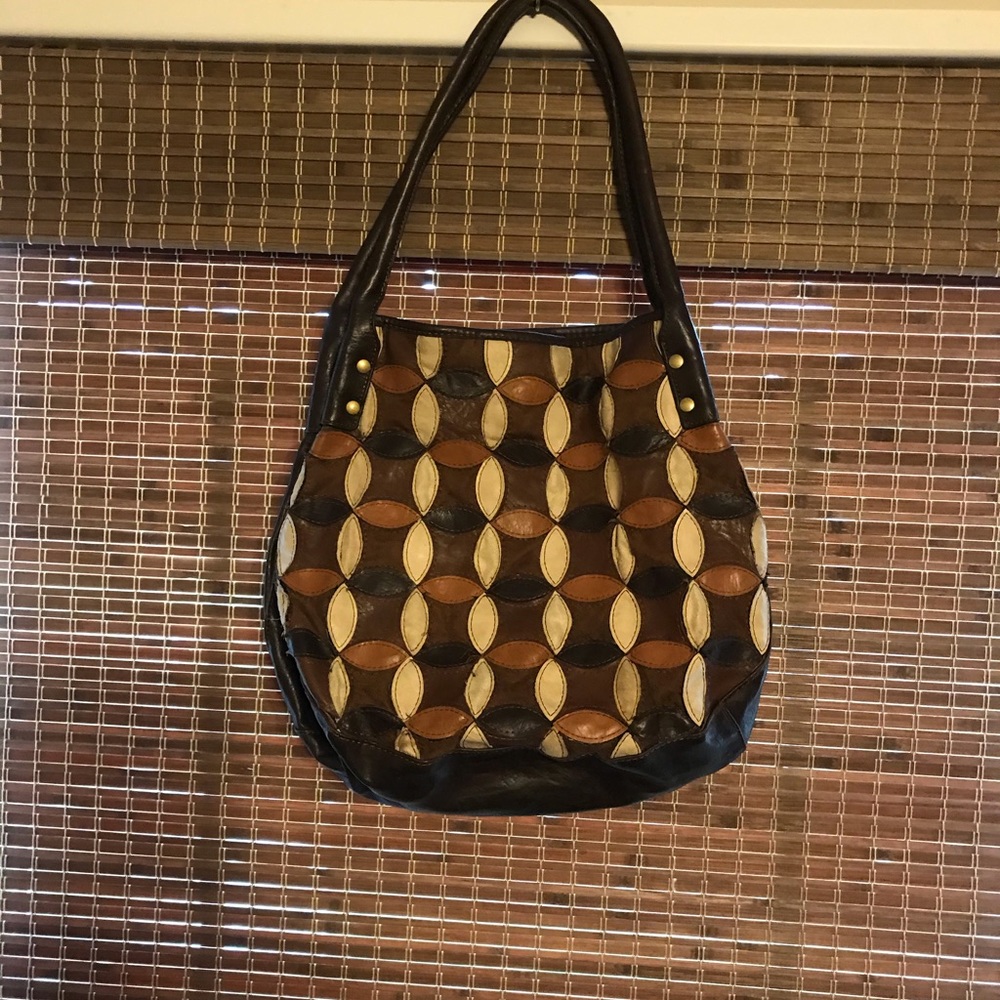 Patchwork Hobo Satchel Purse